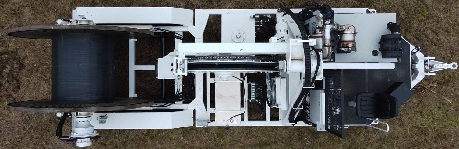 PTV 100-72 Puller / Tensioner - Overhead View